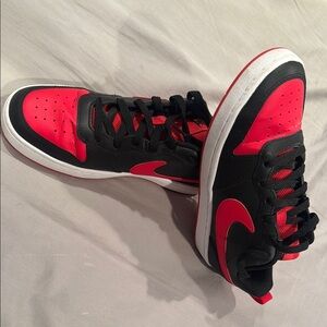 Nike Black and Red Men's Shoes